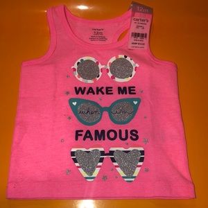 NWT Carter’s Pink Tank